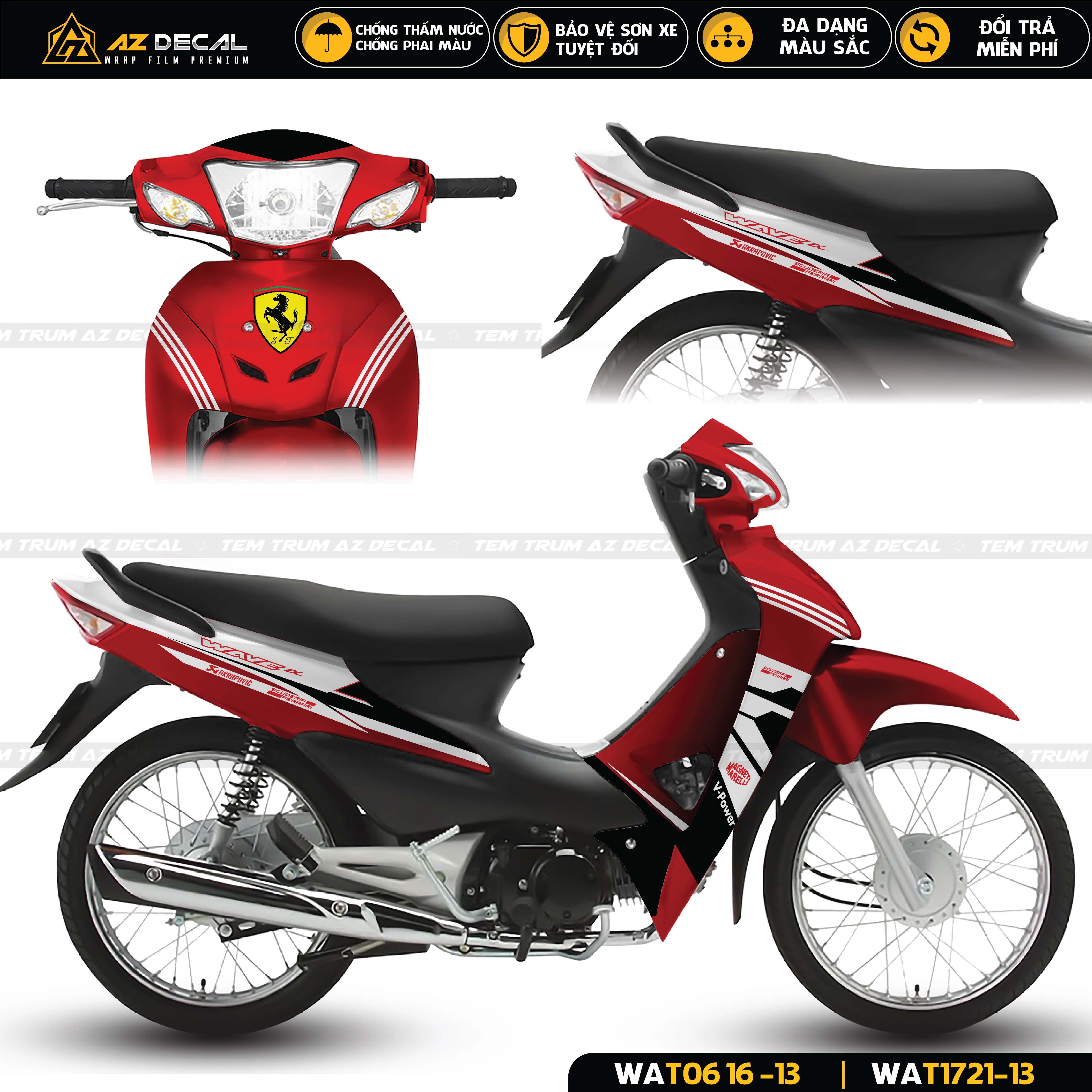 Honda Wave Alpha 100cc  đỏ đen bạc  Mua Xe Máy